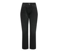 ONLY Onllumi MW Mom Straight DNM Pim900 Noos Jean Coupe Droite, Noir délavé, XL / 32L Femmes