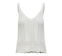 ONLY Tops en tricot 'Lyzet' blanc, Taille M