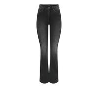 ONLY Onlmade Hw Skinny Flared DNM, Noir délavé, S / 32L Femmes