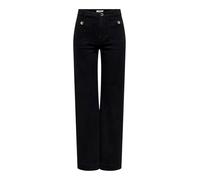 ONLY ONLMADELINE Taille Haute Wide Leg Fit Jeans | Wide Leg Fit, Casual, Température maximale 30°C programme normal