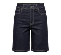 Only Onlmadison Blush Hw Shorts DNM Cro, Bleu foncé Denim, M Femme