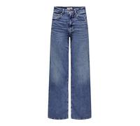 ONLY Jeans taille haute coupe large ONLMADISON bleu | M/L34