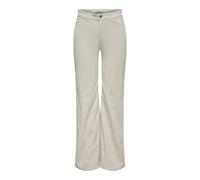 ONLY Onlmadison-lisy Hw Wide Cord PNT Noos Pantalons, Pumice Stone, XXL x 32L Femme
