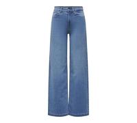 ONLY Onlmadison-Royal Hw Wide DNM, Denim Bleu médium, M / 32L Femmes