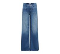 ONLY ONLMADISON Taille Haute Wide Leg Fit Jeans | Wide Leg Fit, Casual, Température maximale 40°C programme très doux