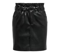 ONLY ONLMAIYA-Miri Faux Leather Skirt CC PNT Jupe, Noir, S Femme