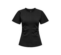 ONLY Onlmarie Life S/S Ruching Top JRS, Noir, L