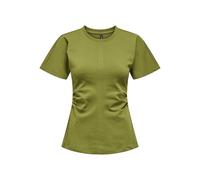 ONLY Onlmarie Life S/S Ruching Top JRS, Peat Moss, M Femmes
