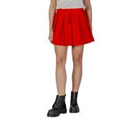 Only - Mini-jupe plissée - Femme - Jupes - Rouge - Taille: 40 FR