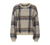 ONLY Onlmarion Life Ls O-Neck KNT, Taupe, S Femme