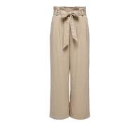 ONLY Onlmarsa Solid Paperbag WVN Noos Pantalon en Tissu pour Femme, Safari/détail : mélangé, S