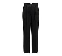 ONLY ONLMATHILDE HW Wide Pant TLR Pantalon, Noir, 38W x 32L Femme