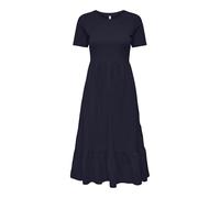 ONLY Onlmay Life S/S Peplum Calf Dressbox JRS Robe Maxi Femme