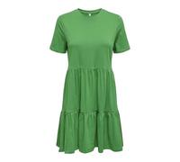 ONLY Onlmay Life S/S Peplum Dress Box JRS Robe en Jersey, Green Bee, XS Femme
