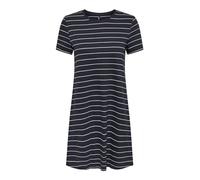 ONLY Onlmay Life S/S Pocket Dress JRS, Night Sky/Stripes : Cloud Dancer (Nadia), M
