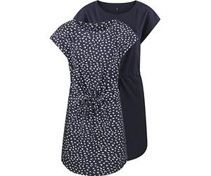 ONLY onlMAY S/S Lot de 2 mini robes d'été pour femme à rayures noires Tailles XS S M L XL XXL 100 % coton, L