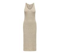 ONLY Onlmea Life SL MIDI Dress KNT Robe pour femme, Beige, M