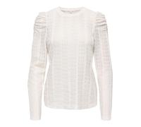 ONLY Onlmelanie L/S O-Neck Top JRS, Cloud Dancer, L Femmes
