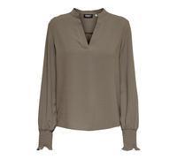 ONLY Onlmette Ls Smock Top Noos WVN à col en V Cardigan, Valve Marron, M Femme