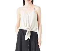 ONLY Onlmette Strap Button Top WVN CS, Pumice Stone, S Femme