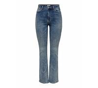 Only ONLMILA HW Flared DNM BJ13994 Noos, Jean Extensible Femme, Medium Blue Denim, 25/32