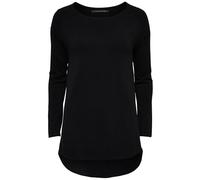 ONLY Onlmila Lacy L/s Long Pullover KNT Pull, Noir- 38