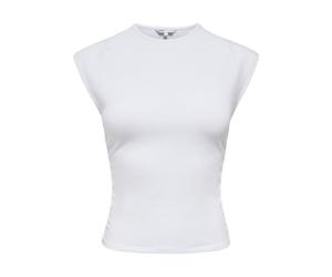 Only Onlmira Life Capsl Ruching Top JRS Noos Haut d'été à Manches Courtes pour Femme - Coupe Stretch Femme (Lot de 1)