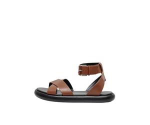 ONLY ONLMONTANA-1 PU SANDAL NOOS, Sandale, Cognac,