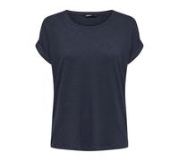 ONLY Onlmoster S/s O-Neck Top Noos JRS, T-Shirt Femme, Bleu (Navy Blazer), 36 (Taille Fabricant: Small)