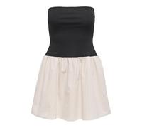 ONLY Onlnadia Tube Mix Dress WVN, Noir, XS Femmes
