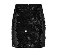 ONLY Onlnancy Sequin Skirt JRS Jupe, Noir, XL Femmes