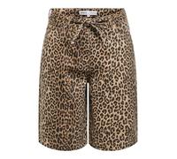 ONLY Onlnaomi String AOP Bermuda Shorts OTW, Toasted Coconut, XS Femme