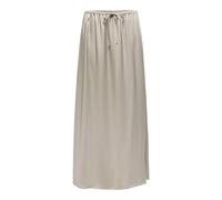 ONLY Onlnema MW Satin Maxi Skirt WVN Jupe, Doublure argentée, L Femmes