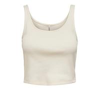 ONLY Onlnessa S/L Short Top JRS Débardeur, Cloud Dancer, XL Femme
