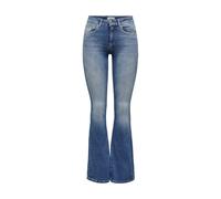 Only - Onlnew Flares Life High Waisted Flare Jeans - Femme - Jeans - Bleu - Taille: 44 FR L30