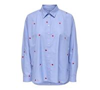ONLY Onlnew Lina Grace Ls Stripe EMB Shirt Blouse Femme