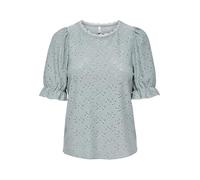 ONLY Onlnew Smilla Life S/S Puff Top JRS Noos, Bleu foncé, S Femmes