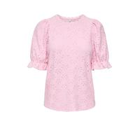 ONLY Onlnew Smilla Life S/S Puff Top JRS Noos, Roseate Spoonbill, S Femmes