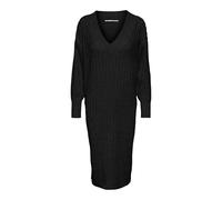 ONLY Onlnew Tessa L/S MIDI V Dress KNT Noos Robe Longue, Noir, XL Femme
