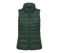 ONLY Onlnewclaire Quilted Waistcoat OTW Noos Manteau, Sycamore/détail : Ton sur Ton, M Femme