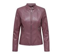 ONLY Onlnewmelisa CC OTW Veste en Cuir synthétique, Rose Brown, M Femme