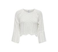 ONLY ONLNOLA Life 3/4 Pullover KNT Noos Pull-Over, Cloud Dancer, M aux Femmes