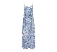 ONLY Onlnova Life AOP Robe Maxi à Bretelles, Bleu Mazarine., 36