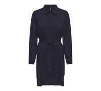 ONLY Onlnova Life Elite L/S Shirt Dress, Bleu Nuit, M Femmes
