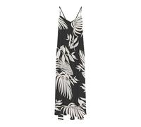 ONLY Onlnova Life Elite Roxy Long Dress AOP Robe Longue, Noir, M Femmes