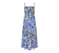 ONLY Onlnova Life Vis Elodie Long Dress AOP Robe Longue, Amparo Blue, M Femmes