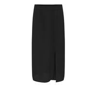 ONLY Onlnova Life Vis Jupe Fendue Solide, Noir, L Femme