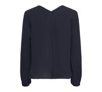 ONLY Onlnova Life Vis L/S Mallory Top Solid Blouse, Bleu Nuit, L Femme