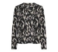 ONLY Onlnova Life Vis L/S Malou Top AOP Blouse Femme, Noir/AOP : 590 Animaux Rugueux, M