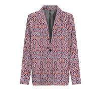ONLY Onlnova Life Vis L/S Pimo Blazer, Rouge Orange/AOP : 591 Soul, S Femme